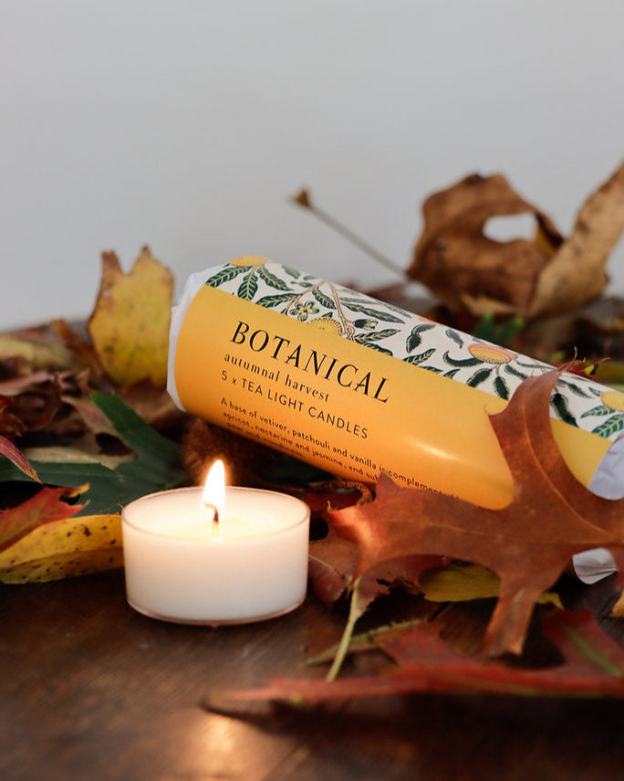 Botanical Tealight 5 Pack - Autumnal Harvest