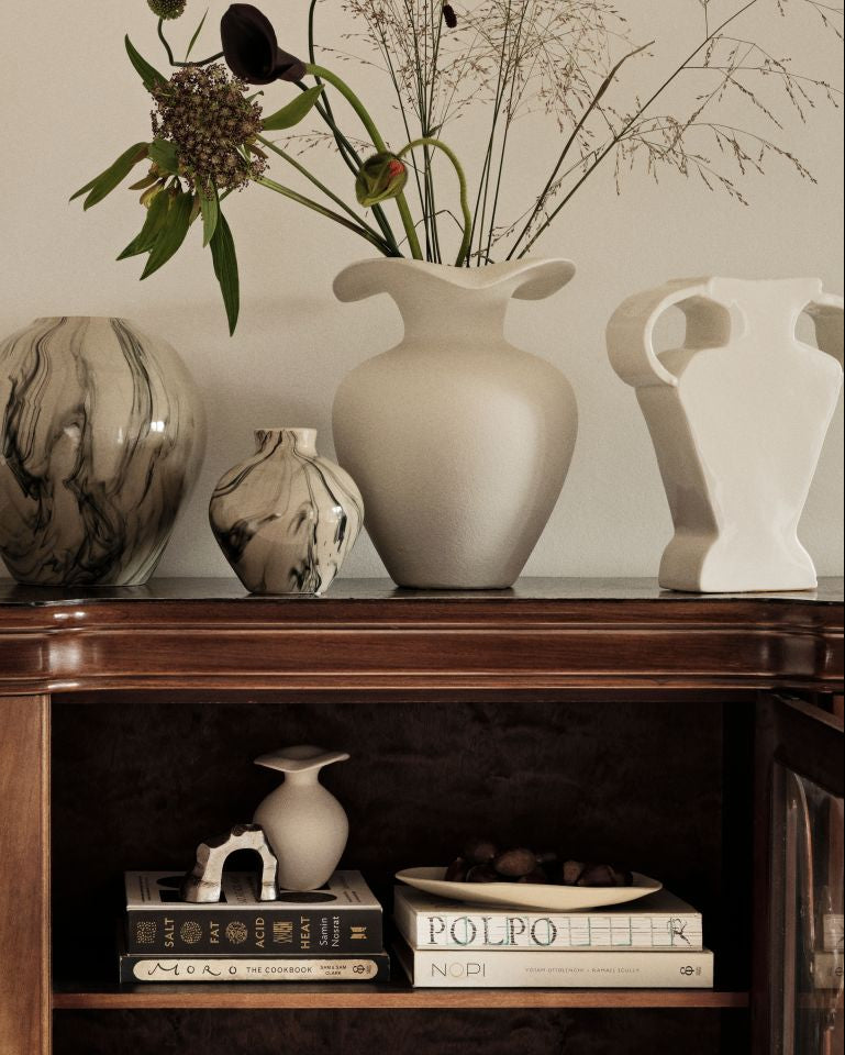 BROSTE Vase Etta Double-Handled - Off White
