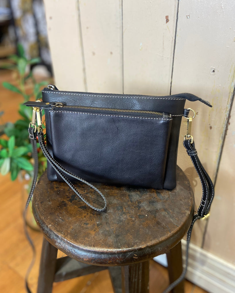 Cosgrove & Co Charlotte Black Leather Bag