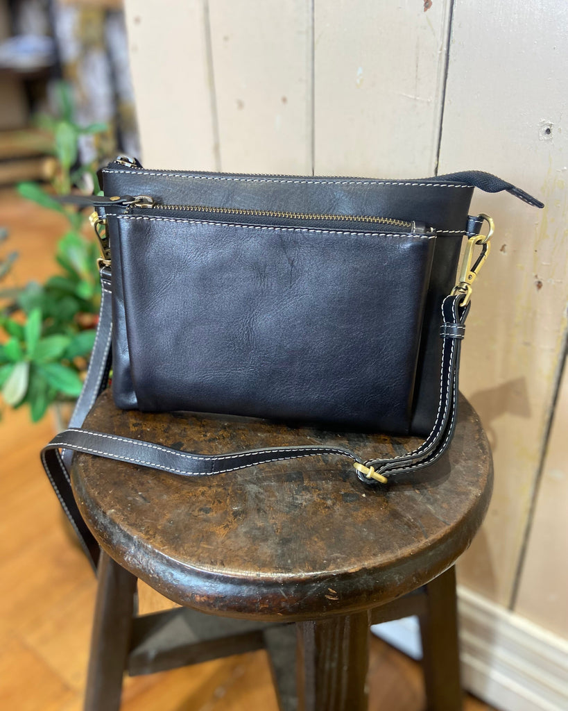 Cosgrove & Co Charlotte Black Leather Bag
