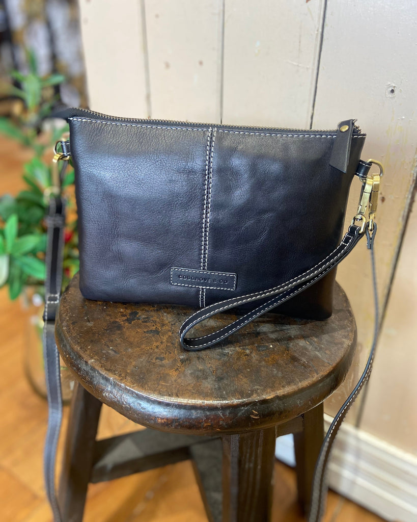 Cosgrove & Co Charlotte Black Leather Bag