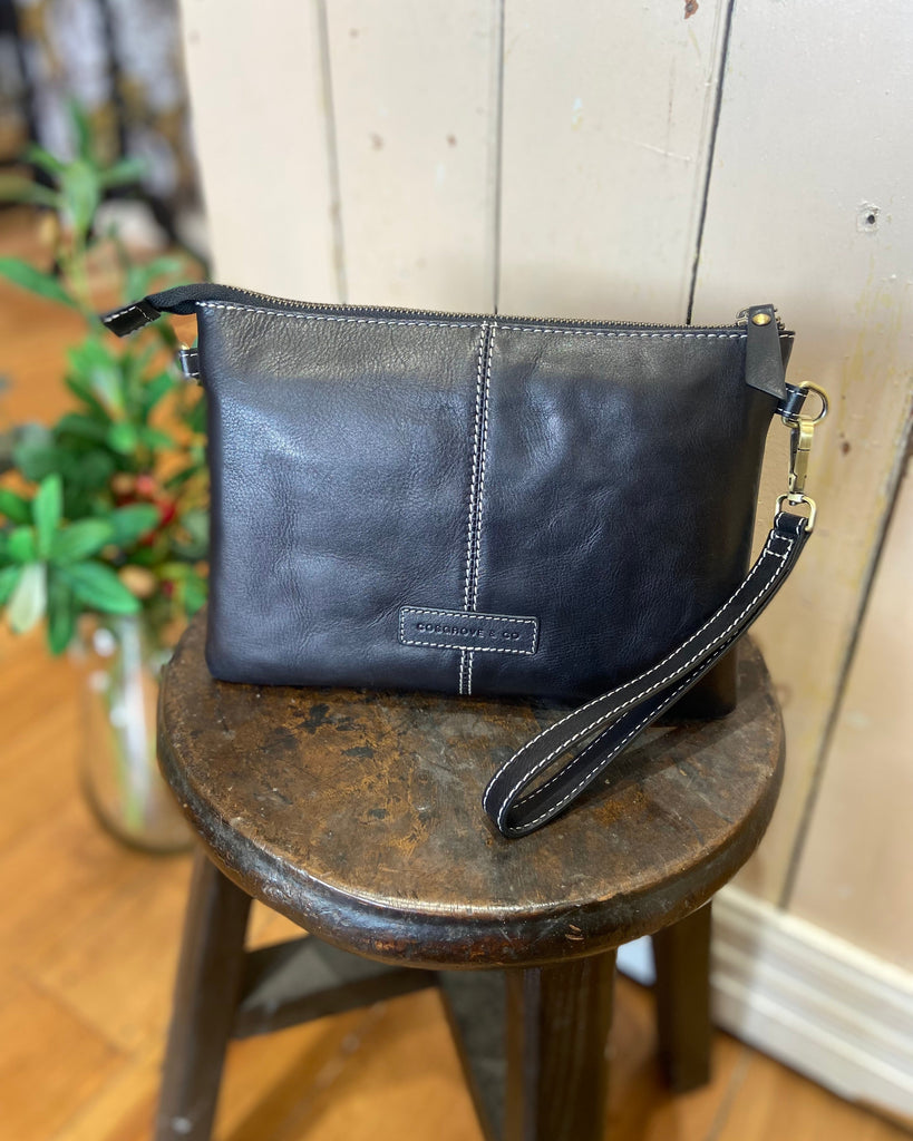 Cosgrove & Co Charlotte Black Leather Bag
