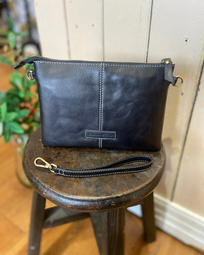 Cosgrove &amp; Co Charlotte Black Leather Bag