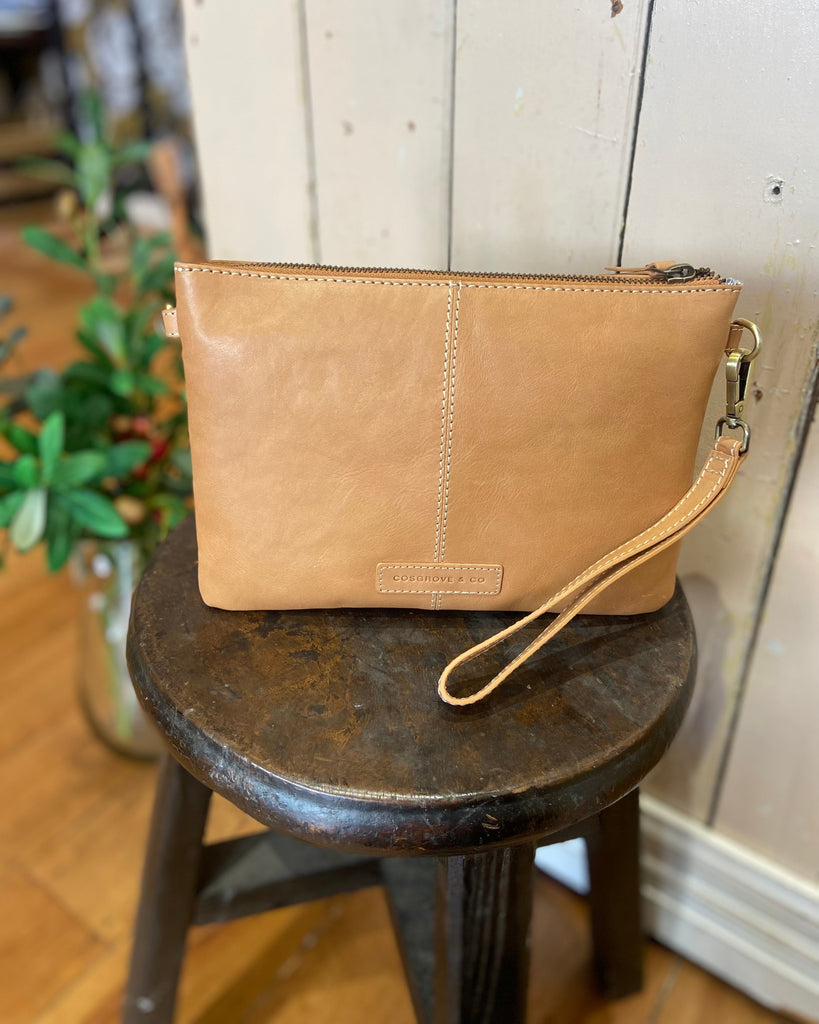 Cosgrove & Co Charlotte Camel Leather Bag