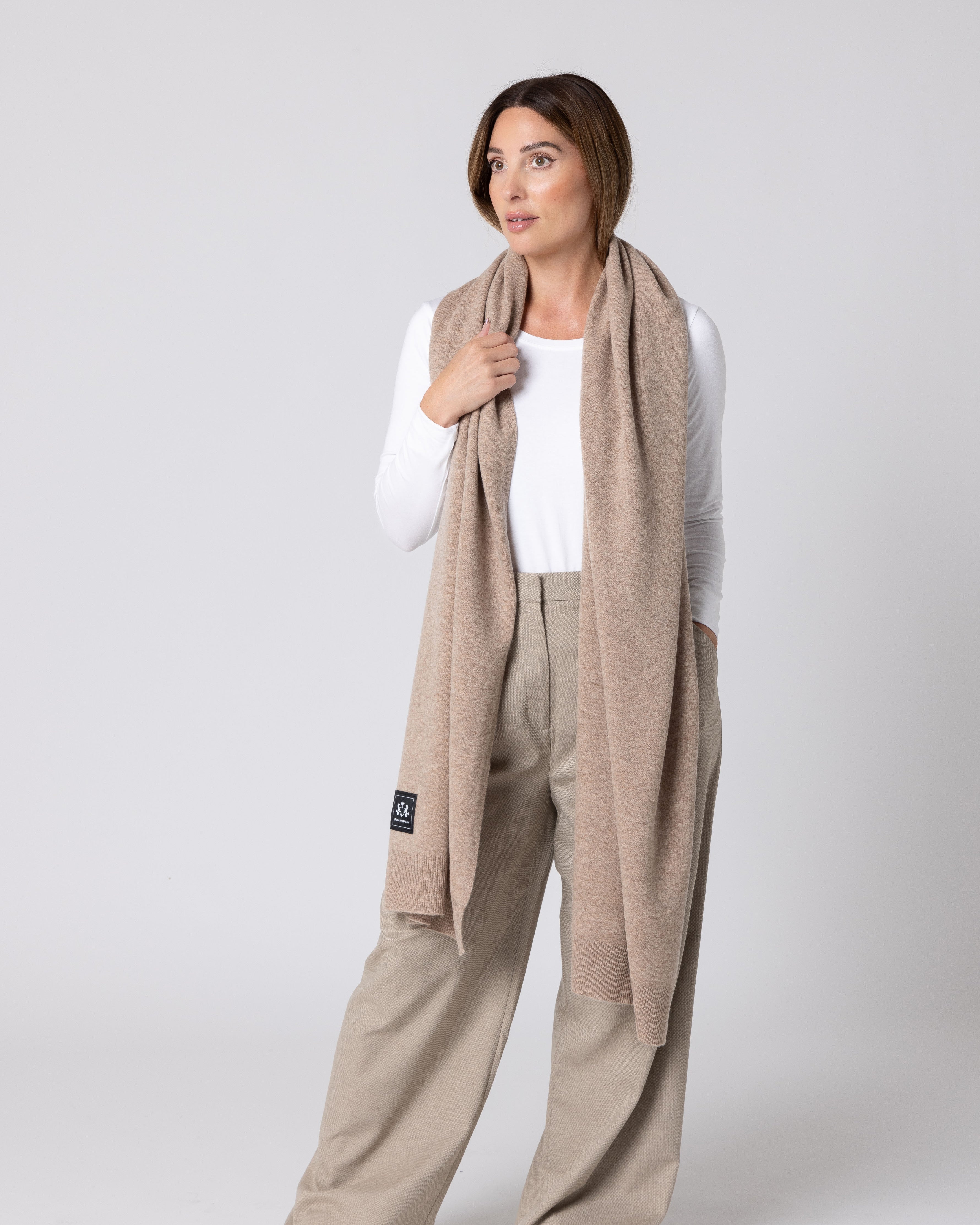 Dark Hampton The Clements Wool Blanket Scarf