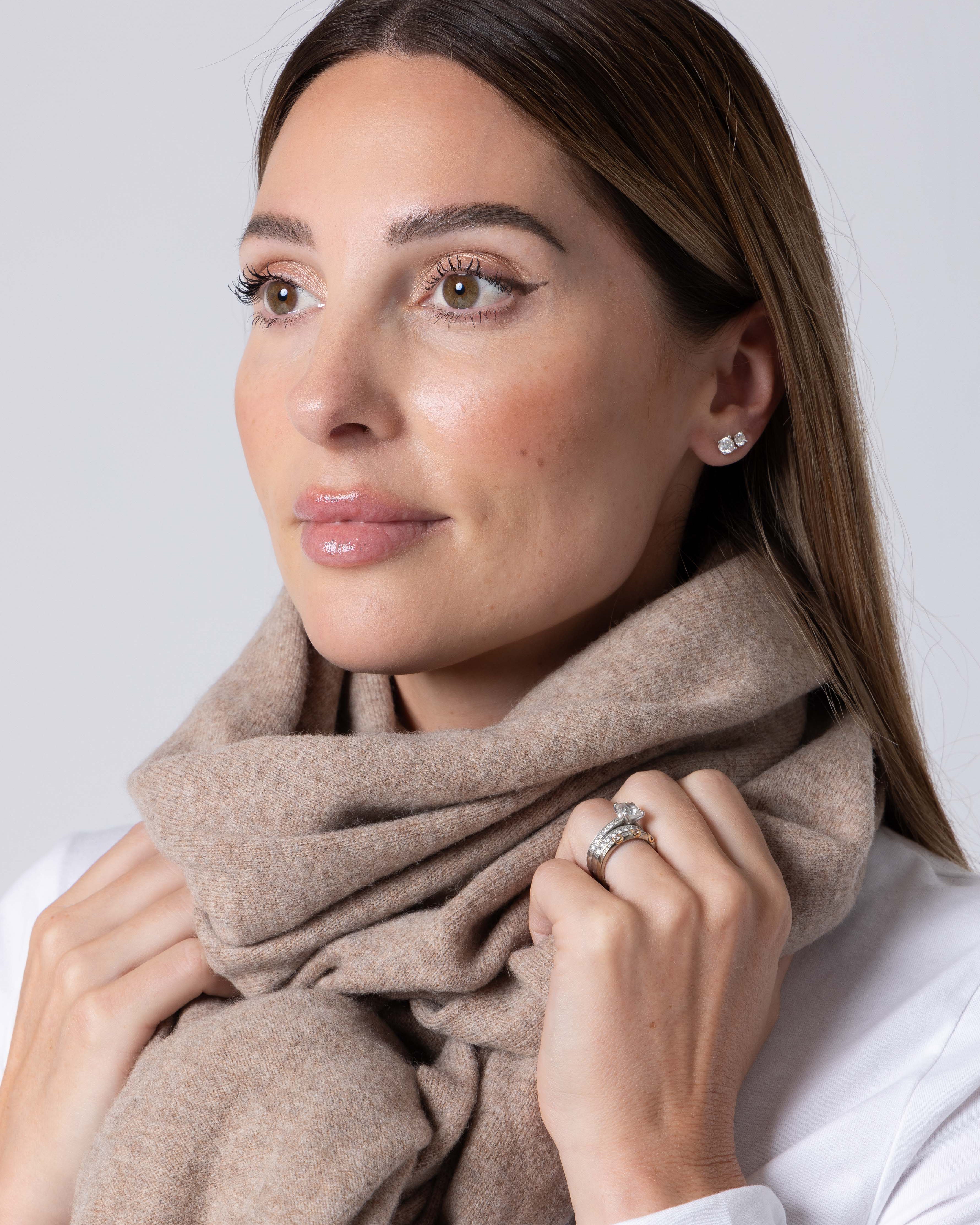 Dark Hampton The Clements Wool Blanket Scarf