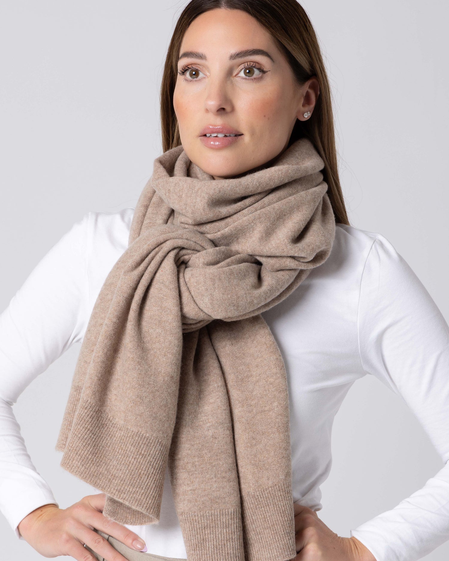 Dark Hampton The Clements Wool Blanket Scarf