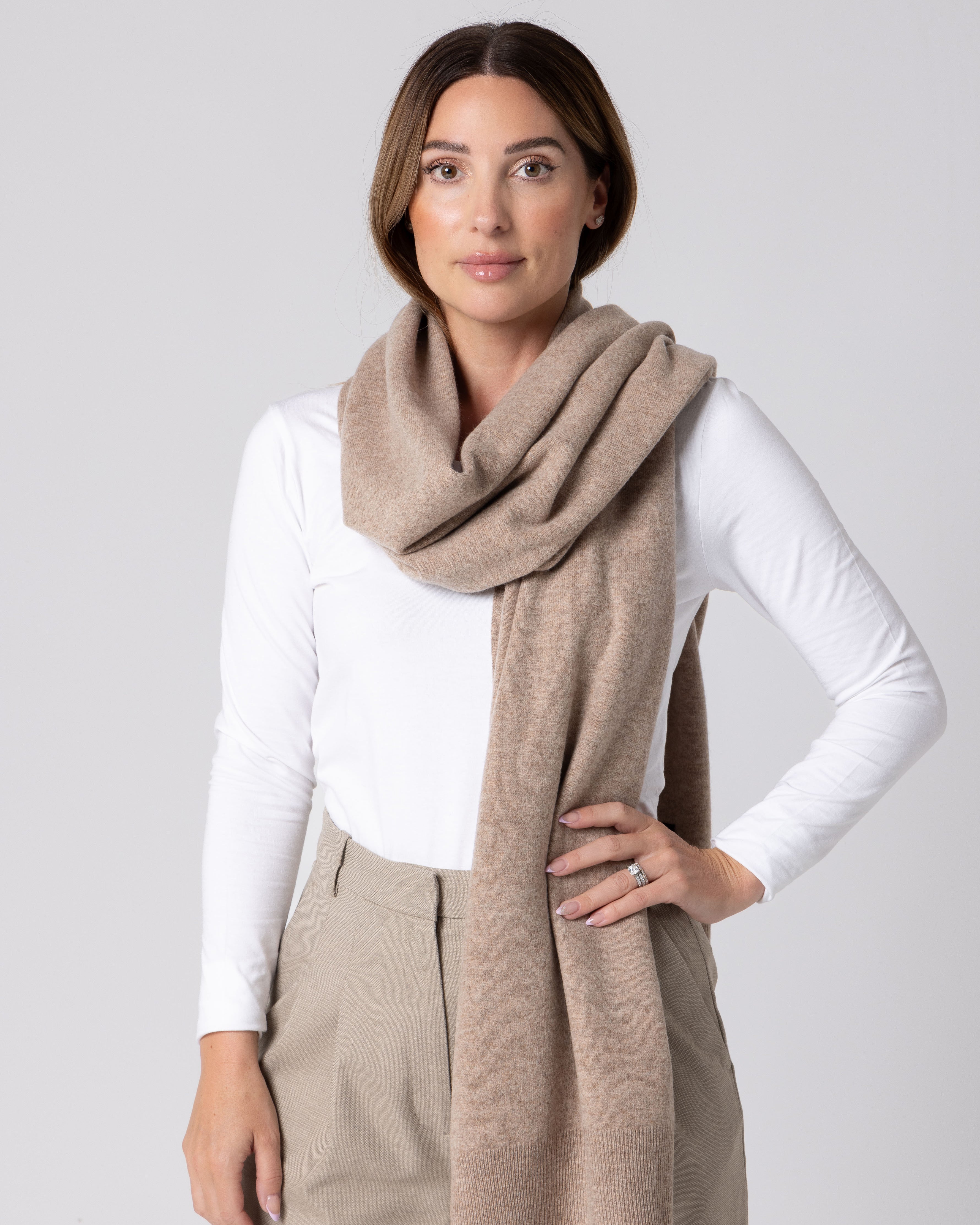 Dark Hampton The Clements Wool Blanket Scarf