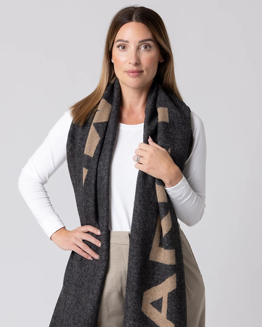 Dark Hampton The Ferguson Wool Blanket Scarf