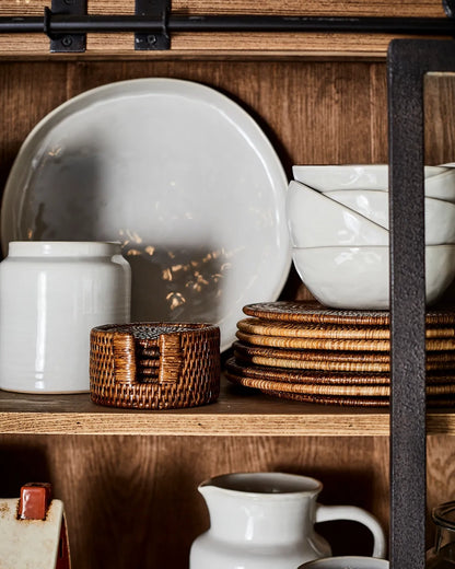French Country Collections Franco White Soup Bowl