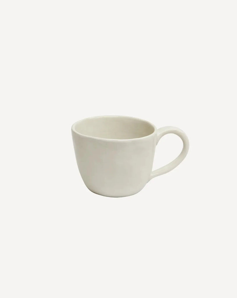 French Country Collections Franco Rustic White Cup