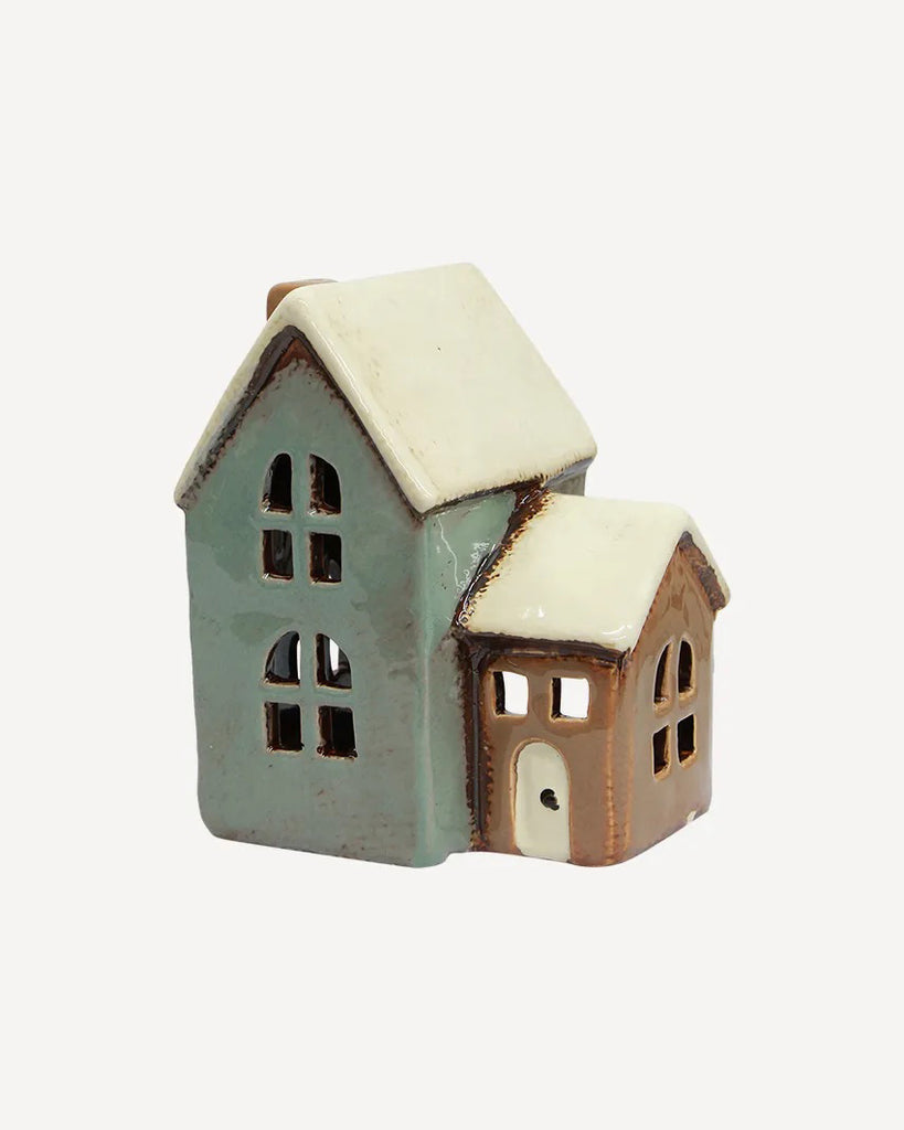 French Country Collections Alsace Tea Light Parish - Blue