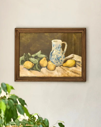 French Country Collections Framed Lemon &amp; Jug Still Life A Print
