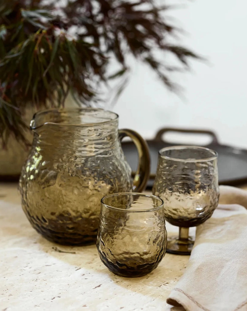 French Country Collections Serena Smoke Pitcher