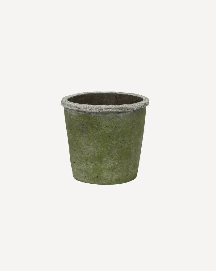 French Country Collections Evergreen Plant Pot Small