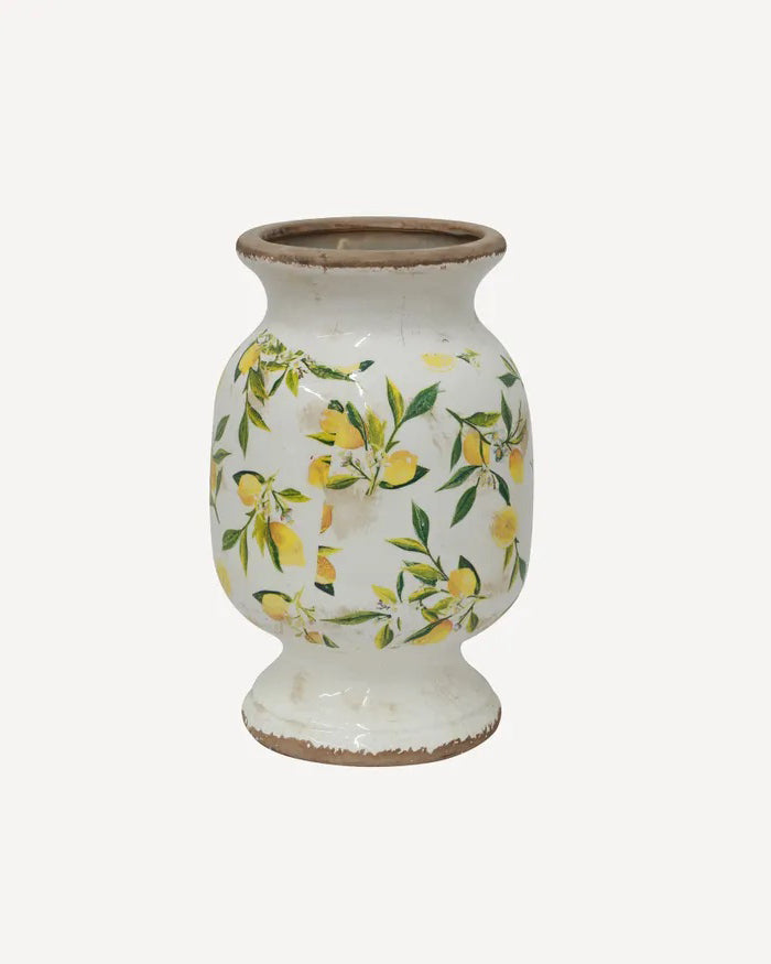French Country Collections Botanical Lemon Urn