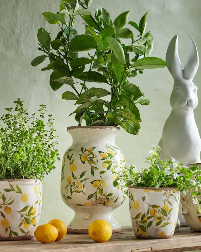 French Country Collections Botanical Lemon Urn