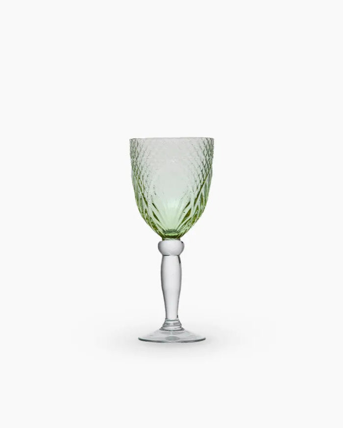 French Country Collections Goblet - Vintage Green *Pick up in store only*