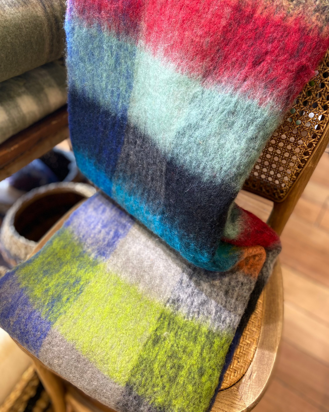 Linens &amp; More Bliss Wool Mohair Blend- Multicolor