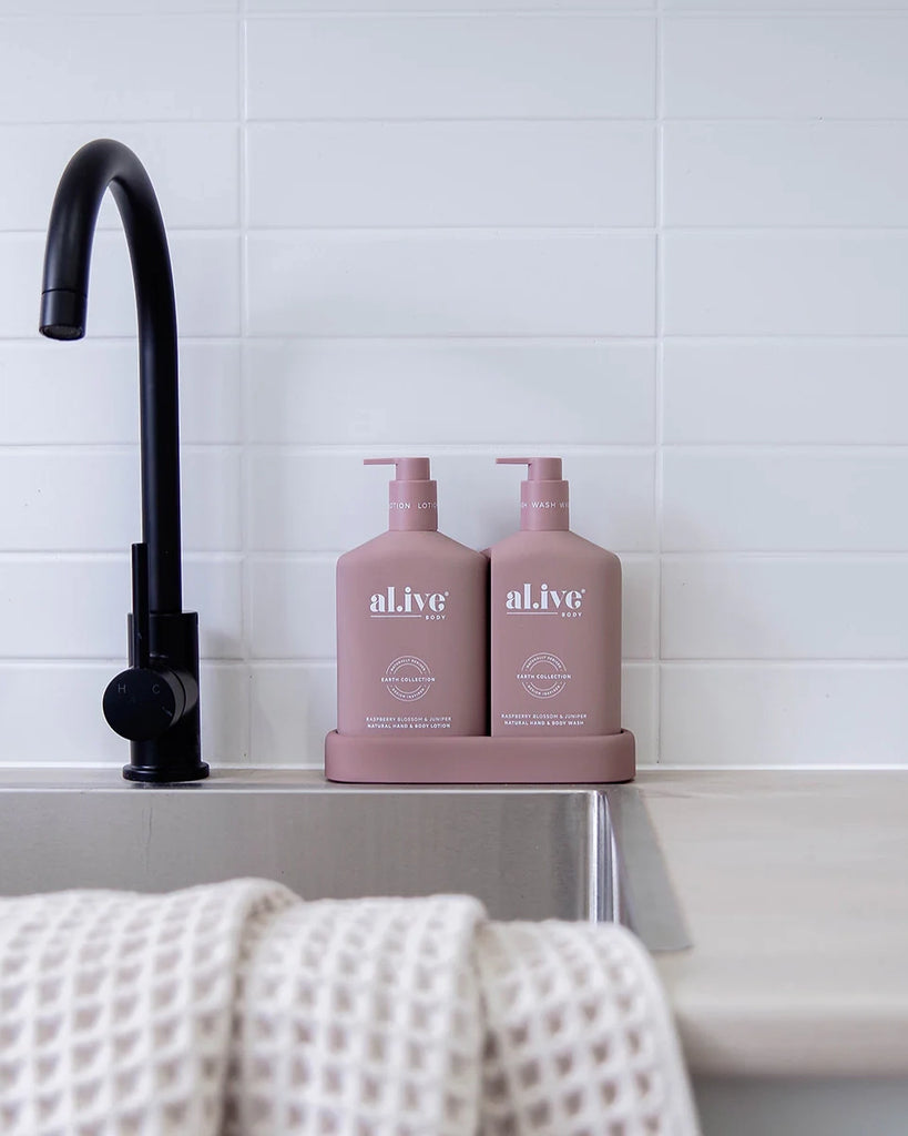 Al.ive Wash & Lotion duo - raspberry blossom & juniper