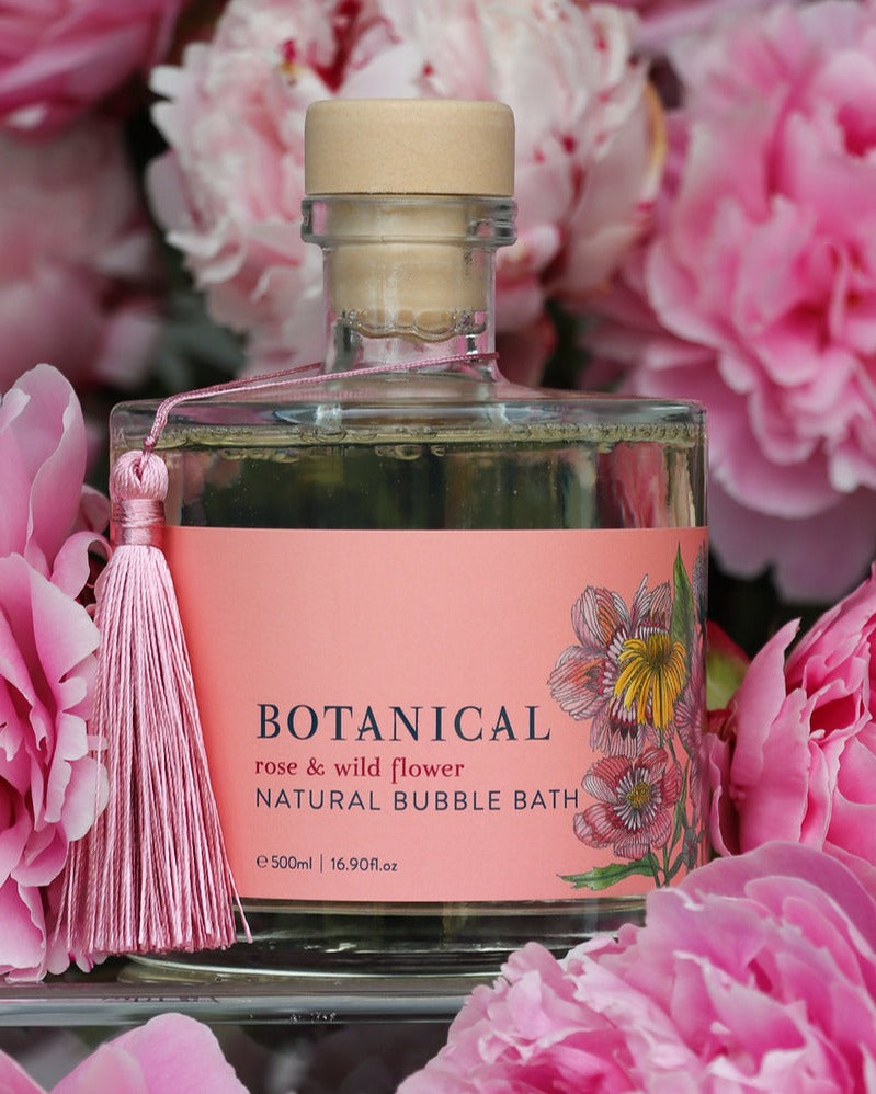 Botanical Rose + Wildflower Bubble Bath 500ml