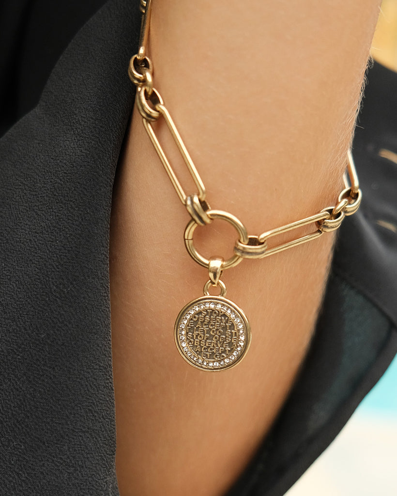 A&C Oslo Coins of Relief Bracelet - gold