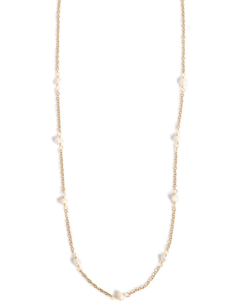 A&C Oslo Short necklace with miniature pearls