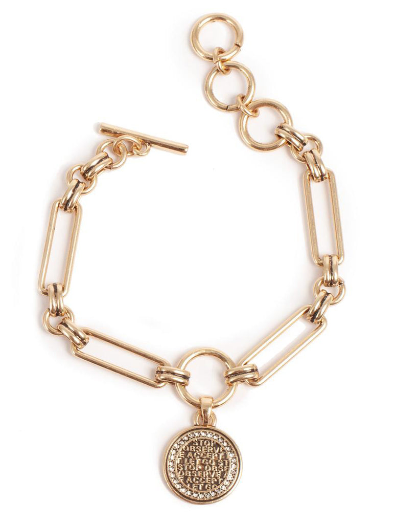 A&C Oslo Coins of Relief Bracelet - gold