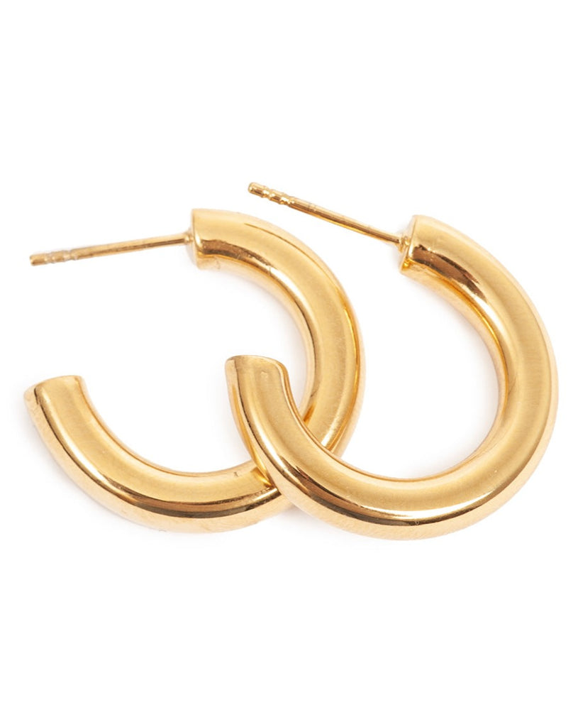 A&C Oslo Steel Clean Collection Earring Gold