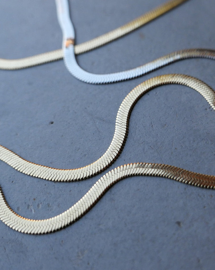 A&C Oslo Bracelet, unisex, Steel snake chain - steel
