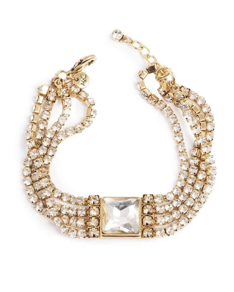 A&C Oslo Long Statement Bracelet- gold