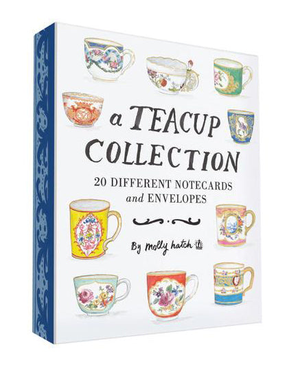 Teacup Collection Notes - 20 Different Notecards and Envelopes