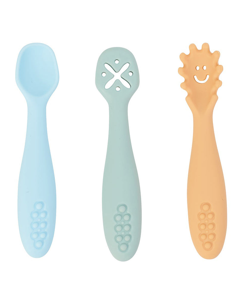 Annabel Trends Cutlery Set (3 pcs) Seaside - silicone