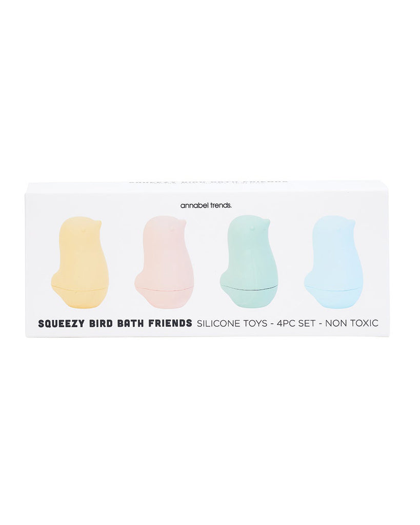 Annabel Trends Squeezy Bath Toys Birds (4pcs) - silicone