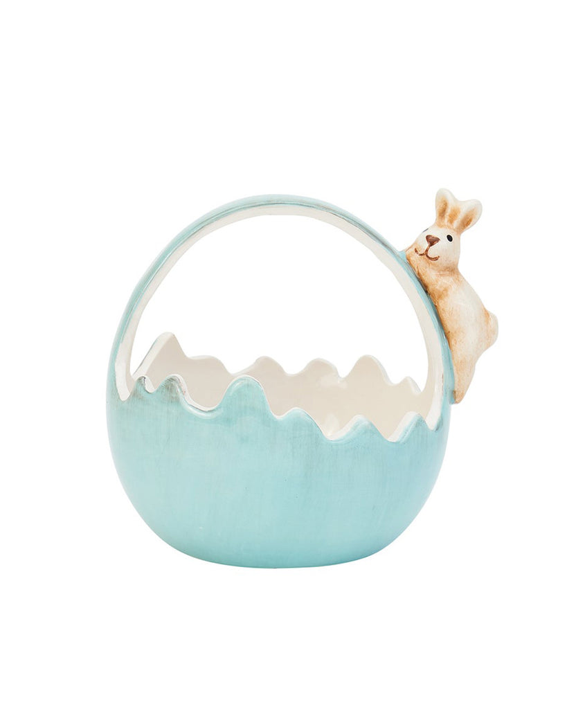 Easter Ceramic Basket Small Blue