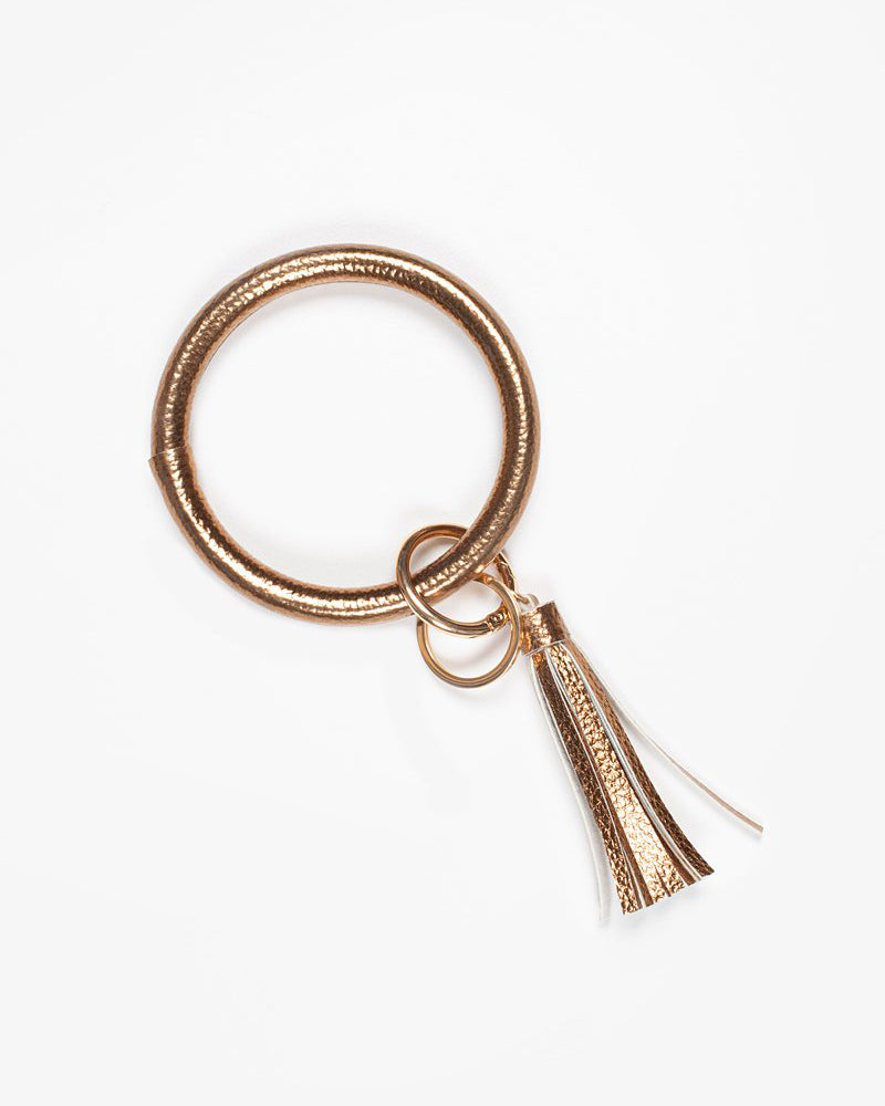 Antler Wristlet Keychain & Tassel Copper - Gold