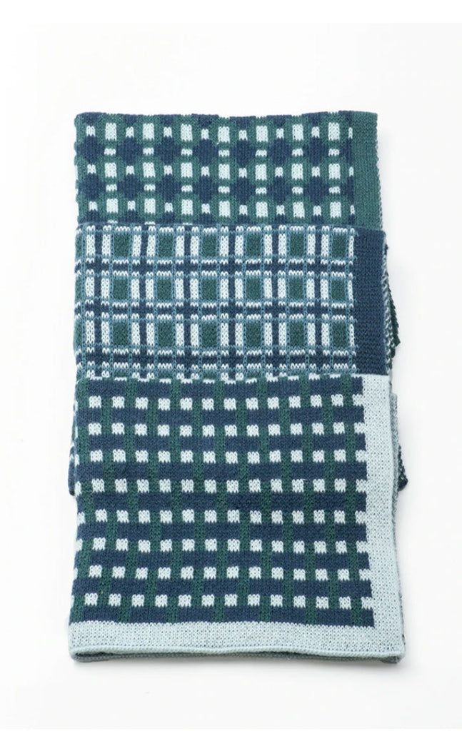 Bianca Lorenne Knitted Cotton Cloth Set - Basento Denim