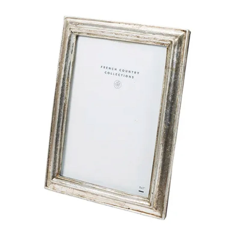 French Country Collections Frame - Bevelled Silver 5x7