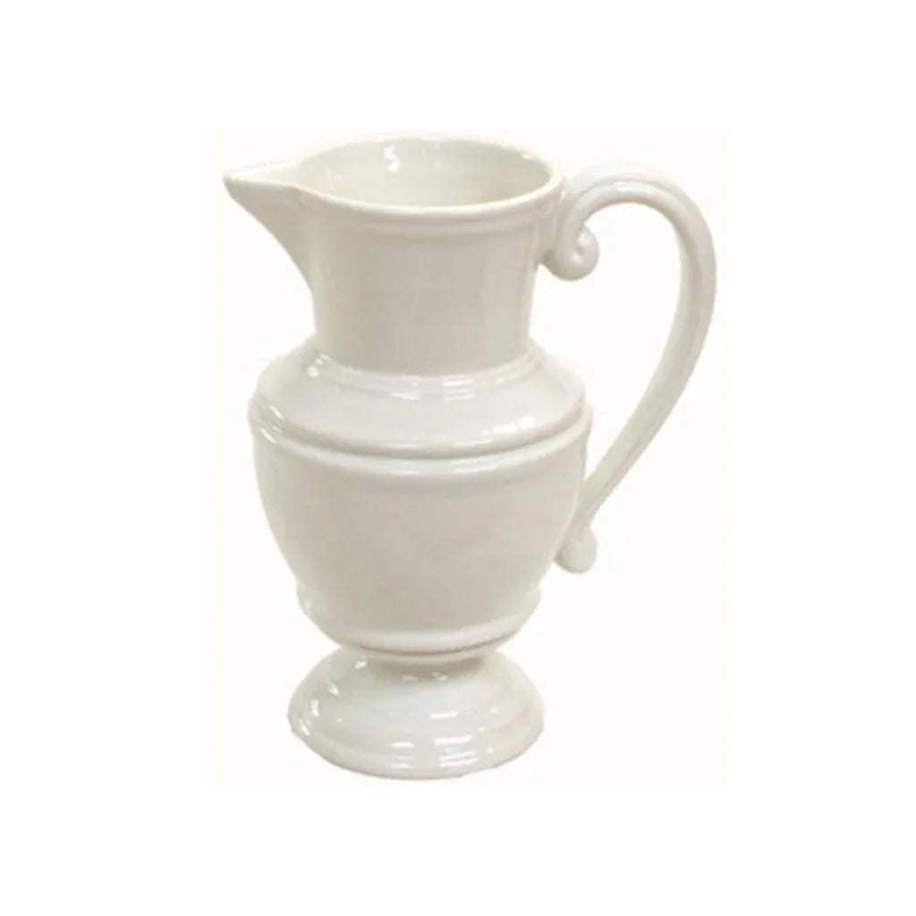 French Country Collections White Pitcher - Small