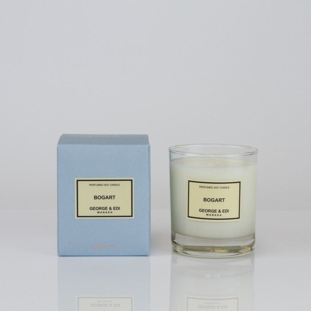 George & Edi candle bogart fragrance NZ candle maker soy wax handpoured