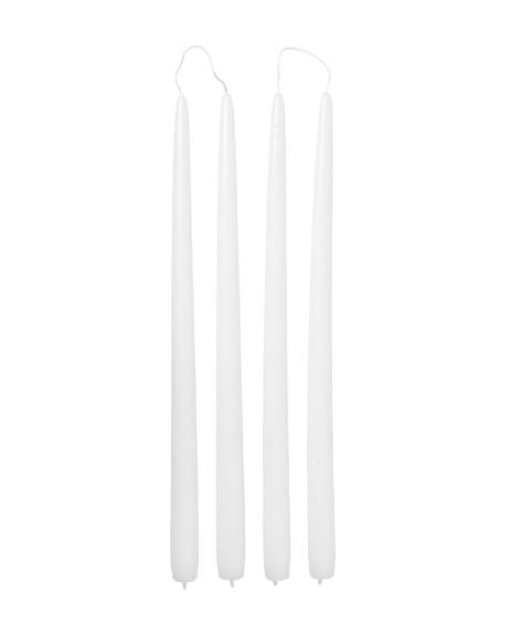 Broste Copenhagen Tapered Candles - Pure White