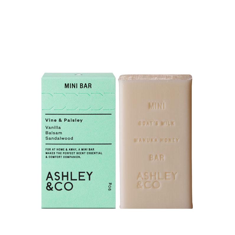 Ashley and co mini bar soap in vine and paisley