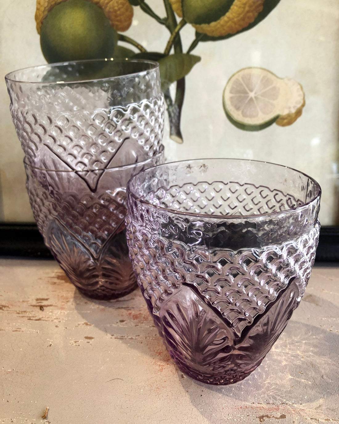 French Country Collections Tumbler - Vintage Pink  *Available in store only*