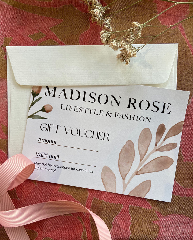 Madison Rose Gift Voucher